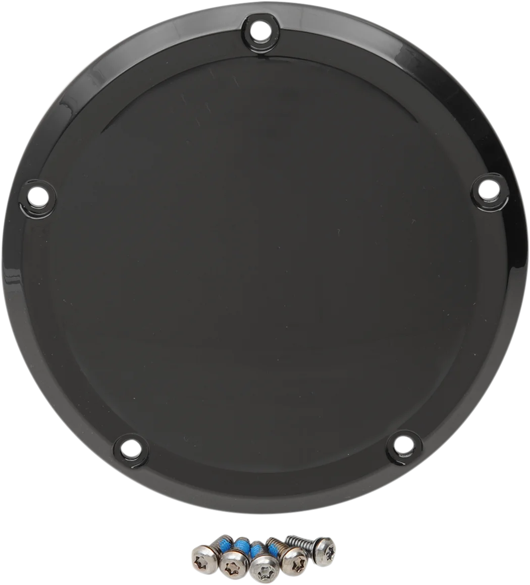 Derby Cover - Gloss Black DragSpecialties D33-0110GB - Side View