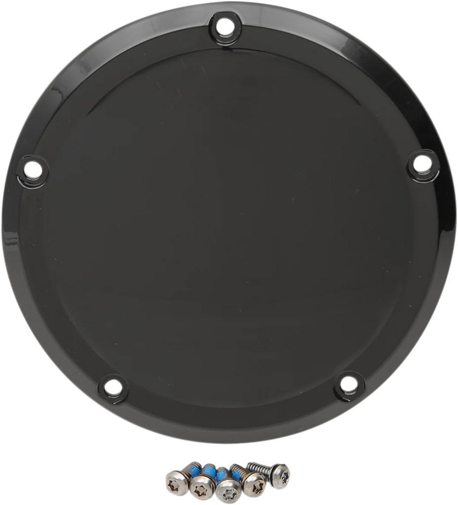 Derby Cover - Gloss Black DragSpecialties D33-0110GB - Side View