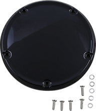 Load image into Gallery viewer, Derby Cover - Gloss Black - Softail DragSpecialties D33-0118GB - Side View