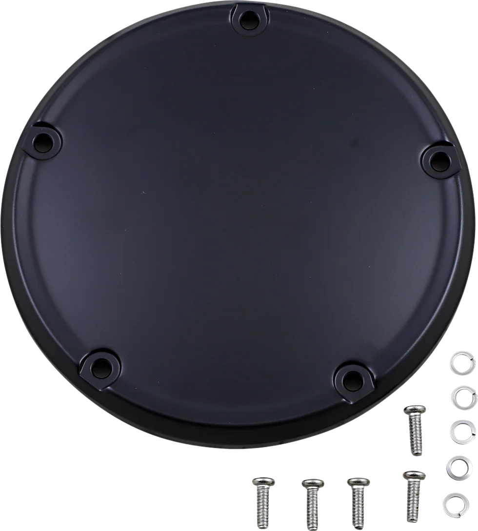 Derby Cover - Matte Black - Softail DragSpecialties D33-0118MB - Side View