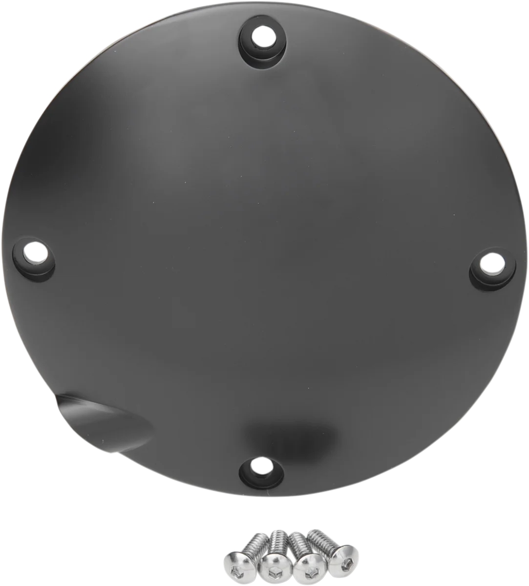 Derby Cover - Satin Black - '94-'03 XL DragSpecialties 33-0016KSB - Side View