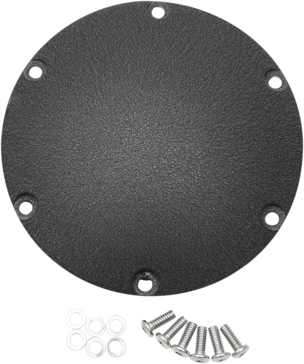 Derby Cover - Wrinkle Black DragSpecialties 301498 - Side View
