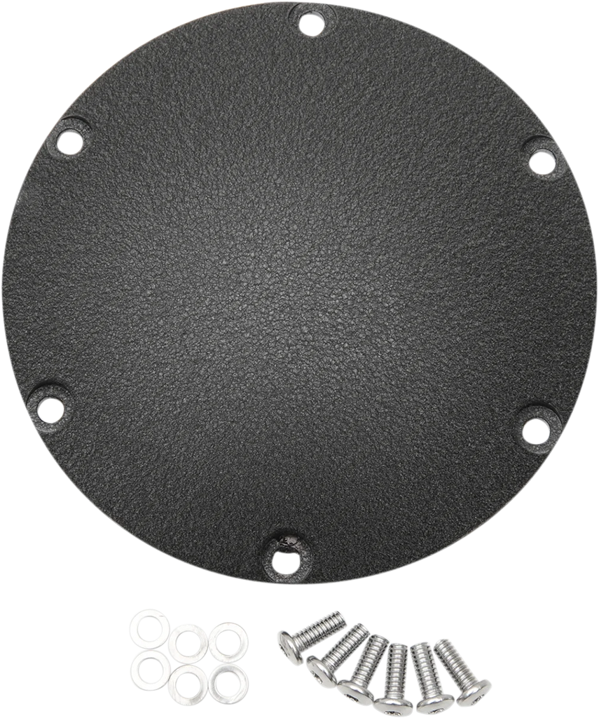 Derby Cover - Wrinkle Black DragSpecialties 301498 - Side View