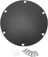 Load image into Gallery viewer, Derby Cover - Wrinkle Black DragSpecialties 301498 - Side View