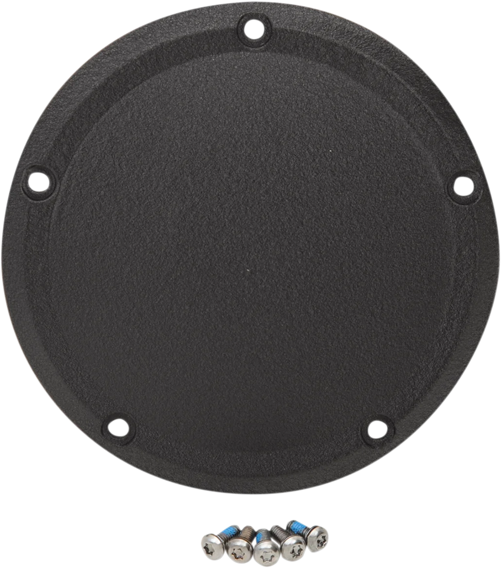 Derby Cover - Wrinkle Black DragSpecialties D33-0110WB - Side View