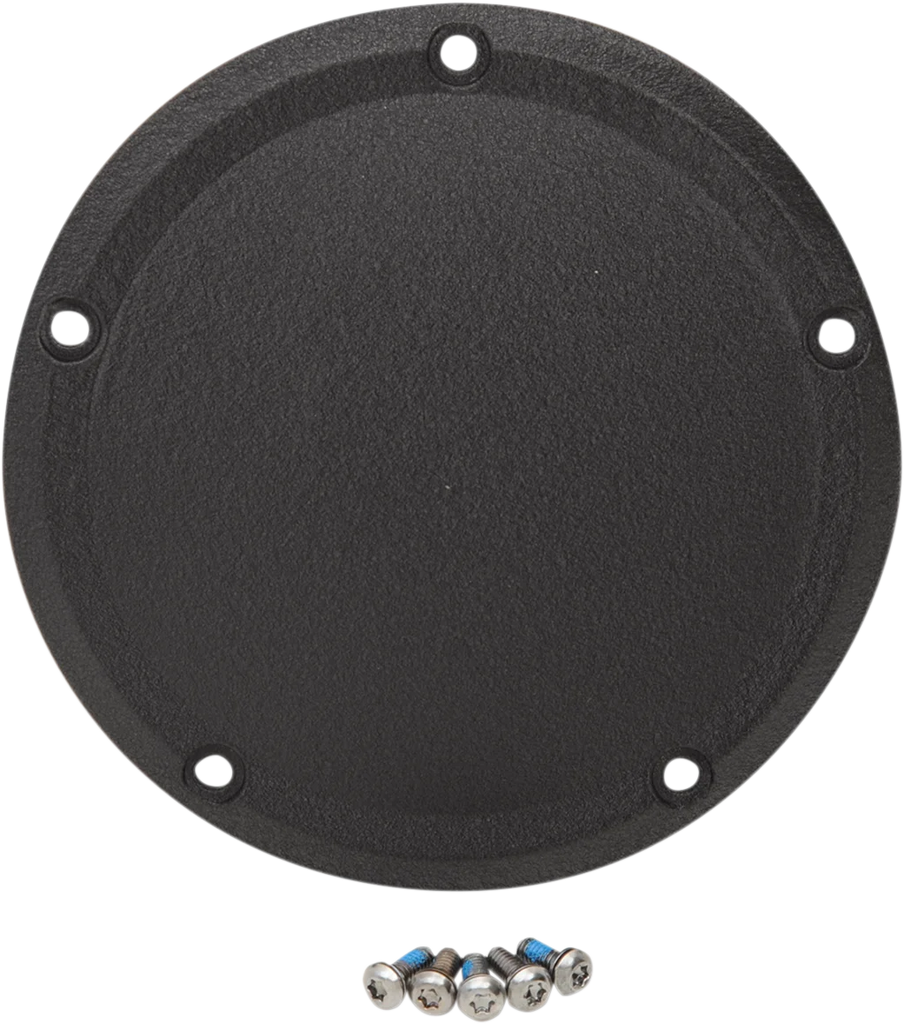 Derby Cover - Wrinkle Black DragSpecialties D33-0110WB - Side View