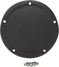 Load image into Gallery viewer, Derby Cover - Wrinkle Black DragSpecialties D33-0110WB - Side View