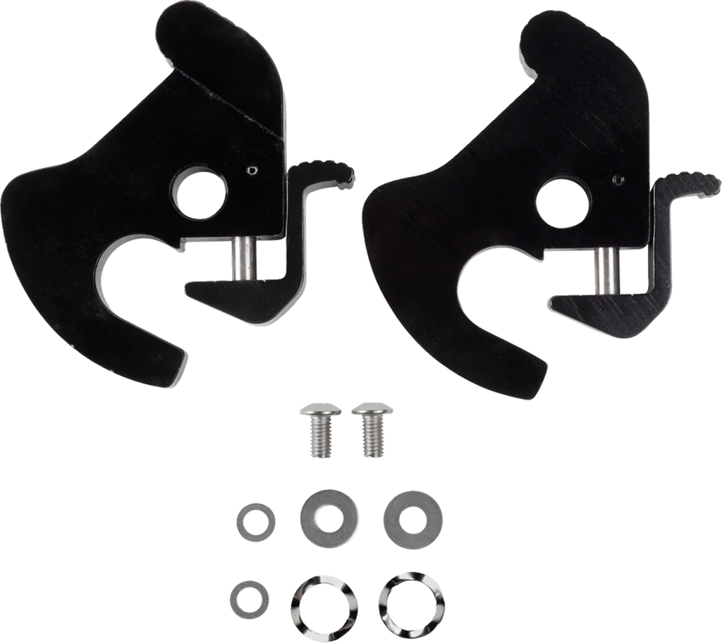 Detachable Latch Kit - Black DragSpecialties 086098 - Main Product View