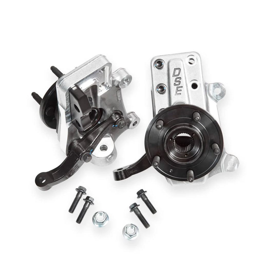 Detroit Speed and Engineering Lowered Hubpack Uprights 79-93 Foxbody 030346DS