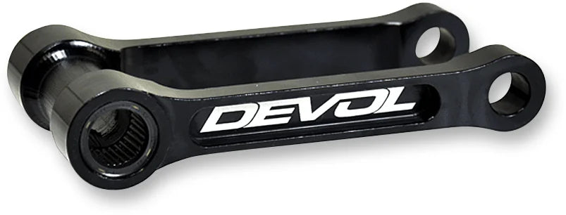 Devol Lowering Link - Lowers 1.00" - Black 0115-5301 - Side View