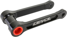 Load image into Gallery viewer, Devol Lowering Link - Lowers 1.00"/1.25" - Black 0115-1204 - Main Product View