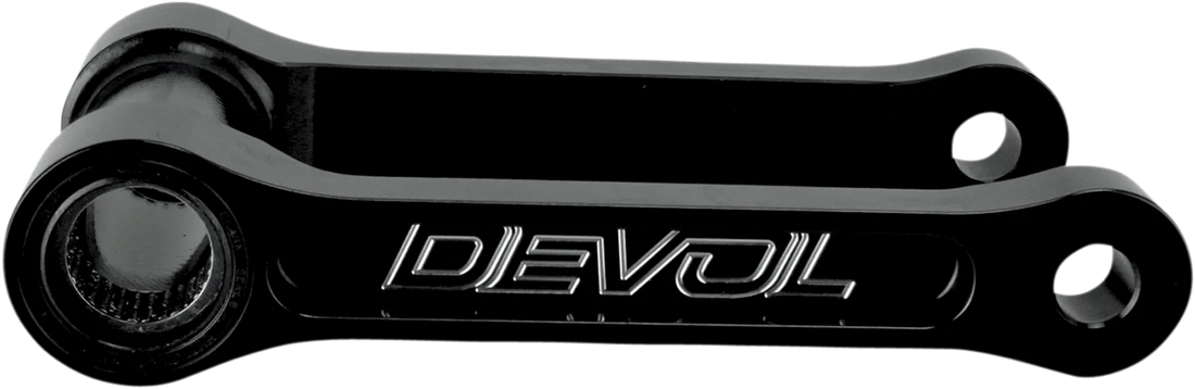 Devol Lowering Link - Lowers 1.25" - Black 0115-1201 - Side View