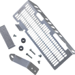 Load image into Gallery viewer, Devol Radiator Guard - Brushed Aluminum - Honda 0101-1101 - Main Product View