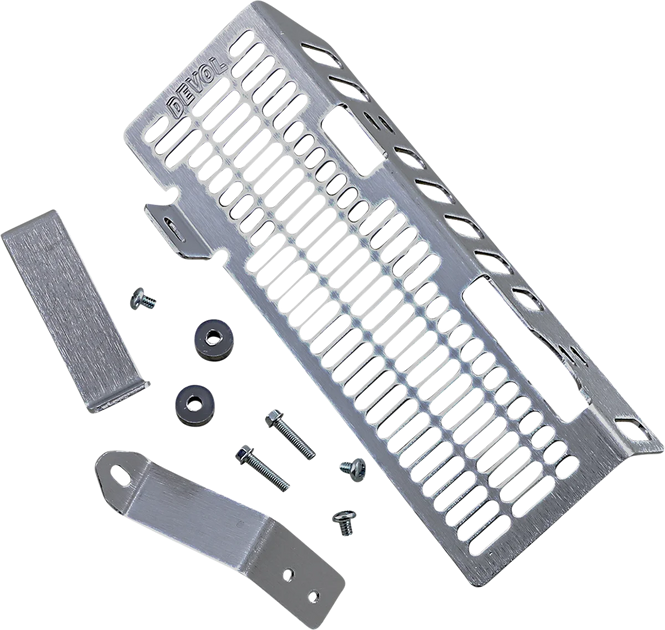 Home Radiator Guard Devol Radiator Guard - Brushed Aluminum 0101-1101 fits Honda