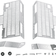 Load image into Gallery viewer, Devol Radiator Guard - Brushed Aluminum - Suzuki 0101-4501 - Side View