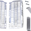 Load image into Gallery viewer, Devol Radiator Guards - Brushed Aluminum - Honda 0101-1201 - Main Product View