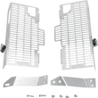 Load image into Gallery viewer, Devol Radiator Guards - Brushed Aluminum - Honda 0101-1205 - Main Product View
