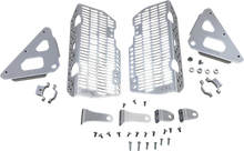 Load image into Gallery viewer, Devol Radiator Guards - Brushed Aluminum - Honda 0101-1213 - Main Product View