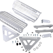 Load image into Gallery viewer, Devol Radiator Guards - Brushed Aluminum - KTM/Husqvarna 0101-3403 - Main Product View