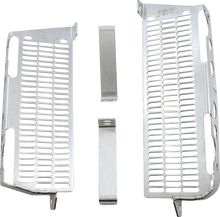 Load image into Gallery viewer, Devol Radiator Guards - Brushed Aluminum - Kawasaki 0101-2406 - Main Product View