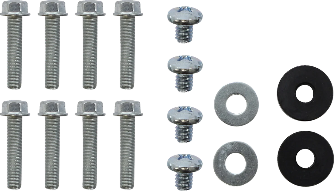 Devol Radiator Guards - Brushed Aluminum - Kawasaki 0101-2406 - Side View