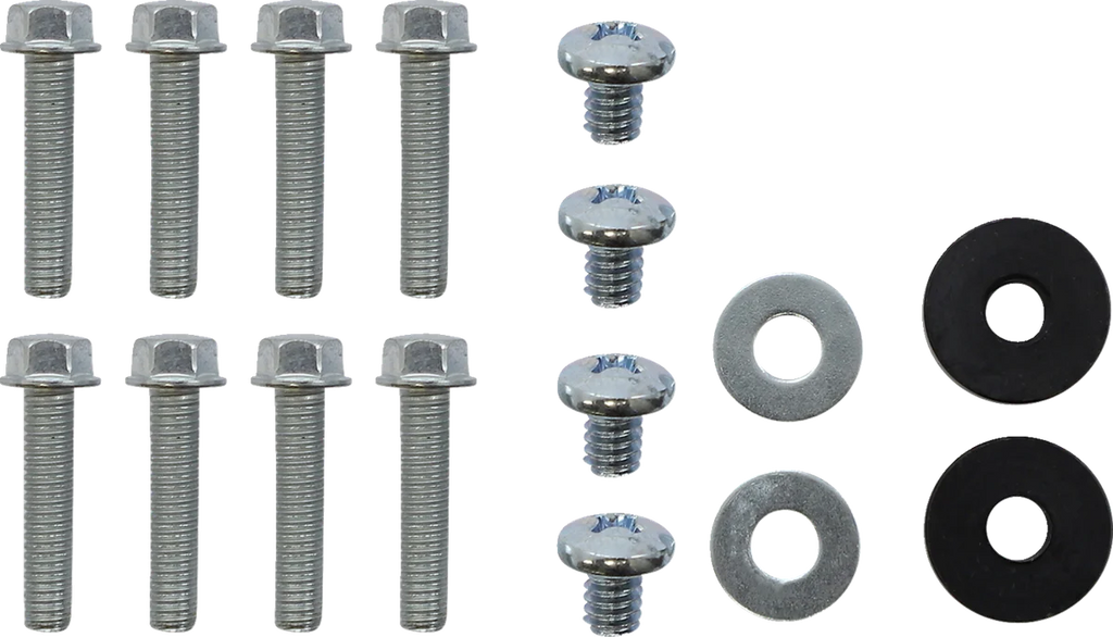 Devol Radiator Guards - Brushed Aluminum - Kawasaki 0101-2406 - Side View