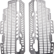 Load image into Gallery viewer, Devol Radiator Guards - Brushed Aluminum - Suzuki 0101-4301 - Main Product View