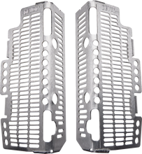 Load image into Gallery viewer, Devol Radiator Guards - Brushed Aluminum - Suzuki 0101-4301 - Main Product View