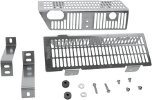Load image into Gallery viewer, Devol Radiator Guards - Brushed Aluminum - Yamaha 0101-5402 - Main Product View