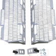 Load image into Gallery viewer, Devol Radiator Guards - Brushed Aluminum - Yamaha 0101-5505 - Main Product View