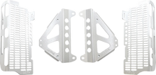 Load image into Gallery viewer, Devol Radiator Guards - Brushed Aluminum - Yamaha 0101-5507 - Main Product View