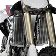 Load image into Gallery viewer, Devol Radiator Guards - Brushed Aluminum - Yamaha 0101-5507 - Back View