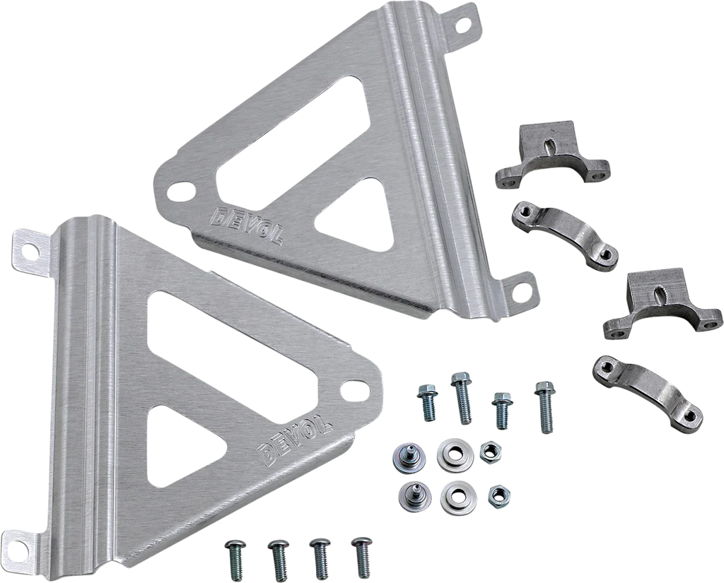 Devol Radiator Race Brace Set - Honda 0122-1205 - Main Product View