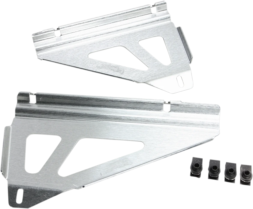 Devol Radiator Race Brace Set - Kawasaki 0122-2504 - Main Product View