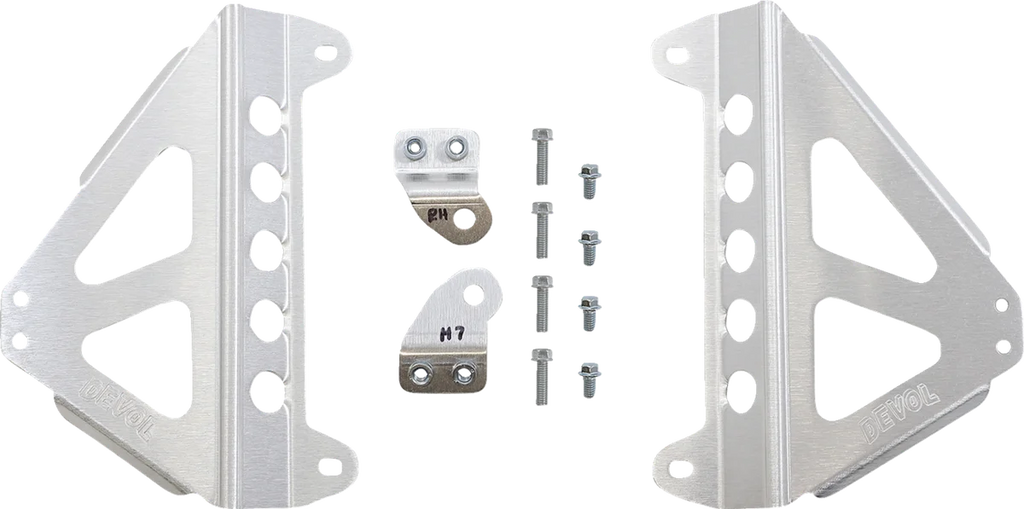 Devol Radiator Race Brace Set - Yamaha 0122-5502 - Main Product View