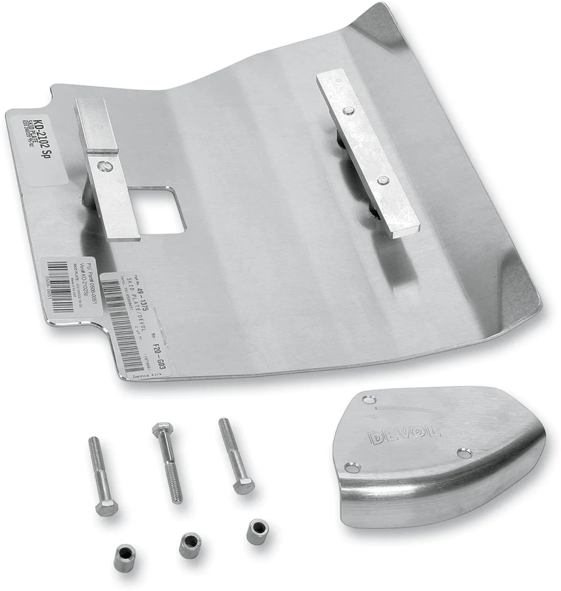 Devol Skid Plate - KDX 0102-2101 - Side View
