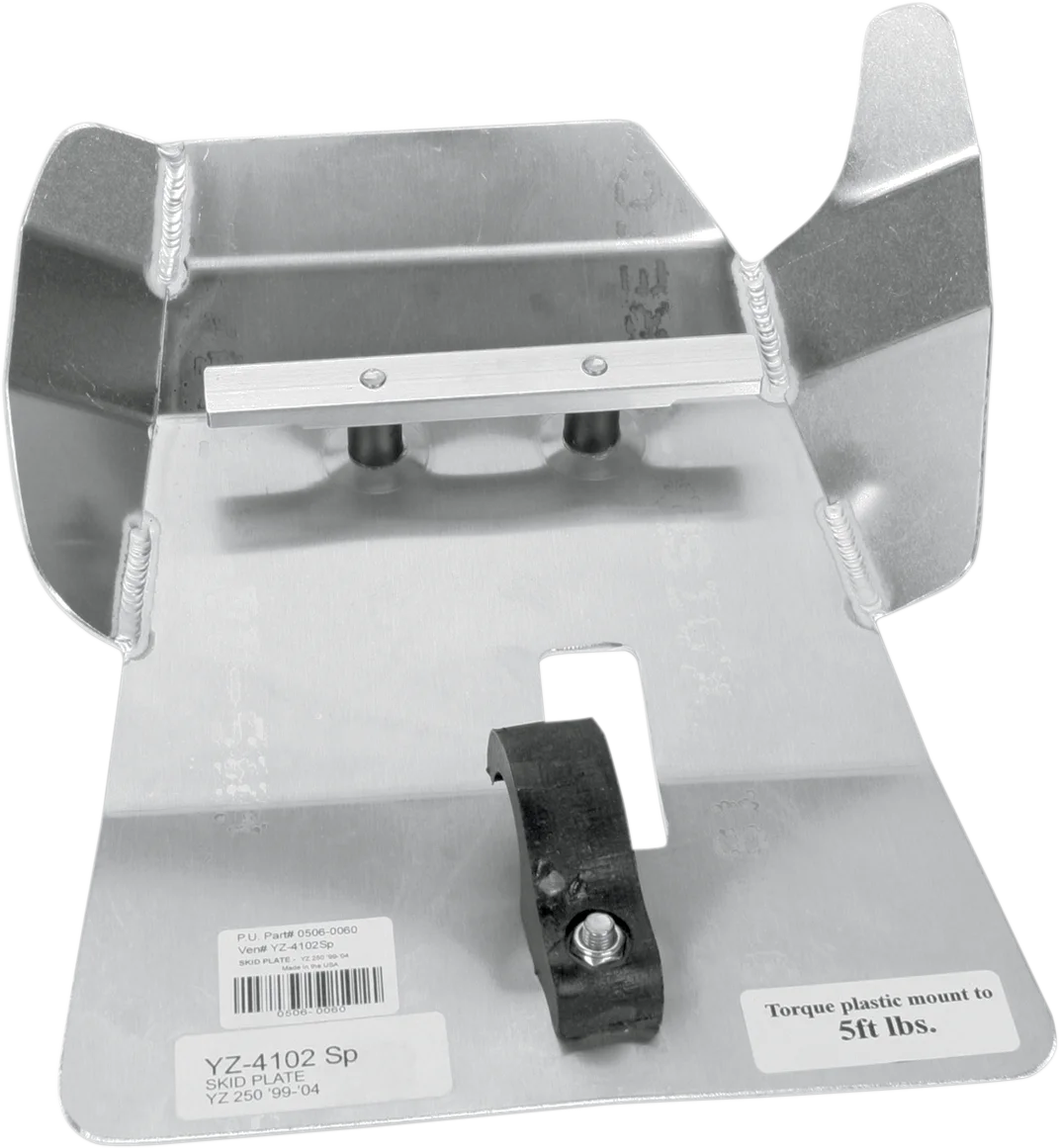 Devol Skid Plate - YZ 250 0102-5404 - Side View