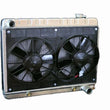 Load image into Gallery viewer, Dewitts Radiator Radiator w/Fans C-10 Trk 63-66 Auto Trans Raw 32-4139017A