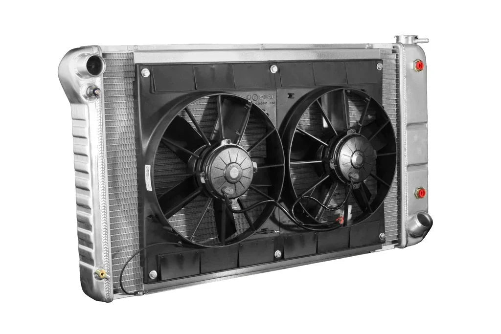 Dewitts Radiator Radiator w/Fans C-10 Trk 67-72 Auto Trans Raw 32-4139018A