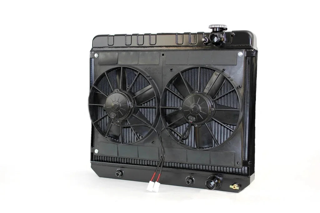 Dewitts Radiator Radiator w/Fans C-10 Trk LS 63-66 Auto Trans Blk 32-6239017A