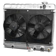 Load image into Gallery viewer, Dewitts Radiator Radiator w/Fans C-10 Trk LS 63-66 Auto Trans Raw 32-6139017A