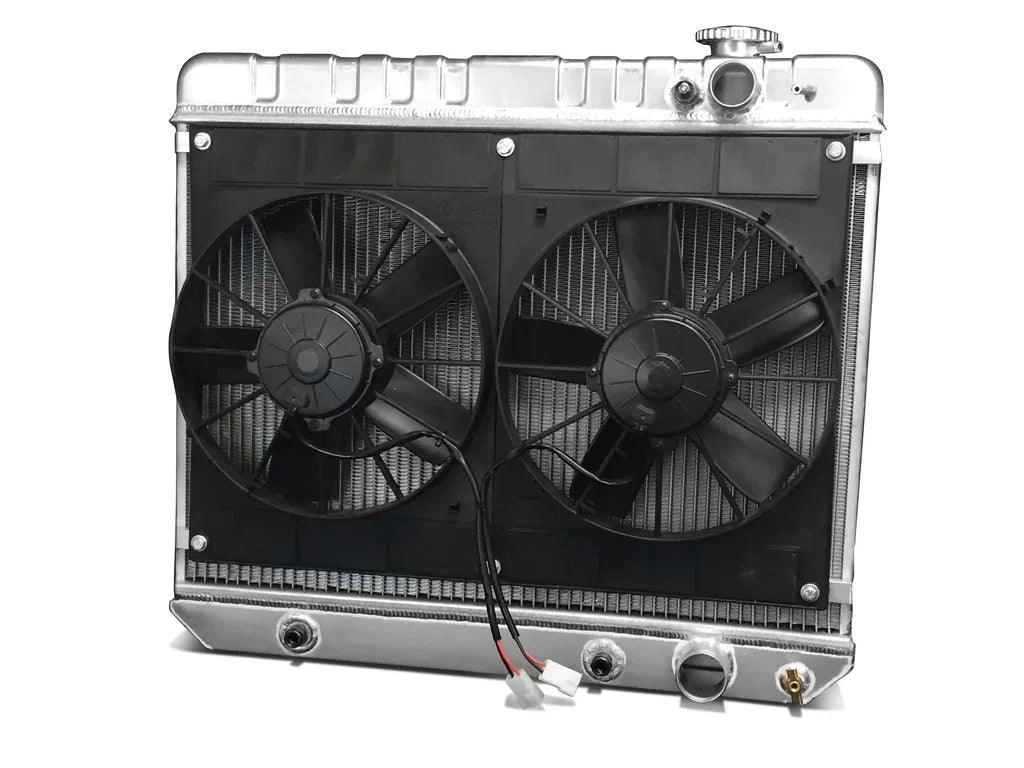 Dewitts Radiator Radiator w/Fans C-10 Trk LS 63-66 Auto Trans Raw 32-6139017A