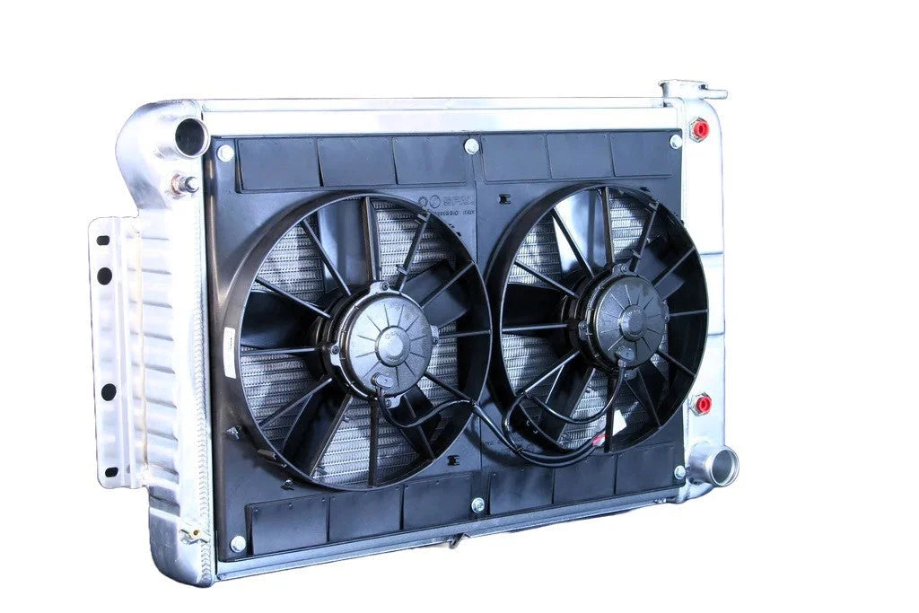 Dewitts Radiator Radiator w/Fans Camaro 67-69 BBC Auto Trans Raw 32-4139022A
