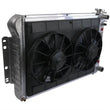 Load image into Gallery viewer, Dewitts Radiator Radiator w/Fans Camaro 67-69 LS Auto Trans Raw 32-6139022A