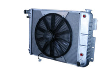 Load image into Gallery viewer, Dewitts Radiator Radiator w/Fans Camaro 67-69 SBC Auto Trans Raw 32-4139004A