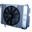 Load image into Gallery viewer, Dewitts Radiator Radiator w/Fans Camaro 67-69 SBC Man Trans Raw 32-4139004M