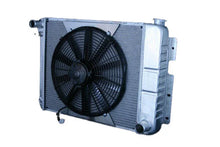 Load image into Gallery viewer, Dewitts Radiator Radiator w/Fans Camaro 67-69 SBC Man Trans Raw 32-4139004M