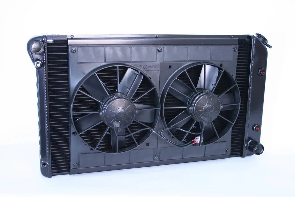 Dewitts Radiator Radiator w/Fans Camaro 70-81 Auto Trans Black 32-4239005A
