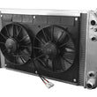 Load image into Gallery viewer, Dewitts Radiator Radiator w/Fans Camaro 70-81 LS Auto Trans Raw 32-6139005A