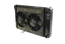 Load image into Gallery viewer, Dewitts Radiator Radiator w/Fans Camaro LS 70-81 Auto Trans Blk 32-6239005A